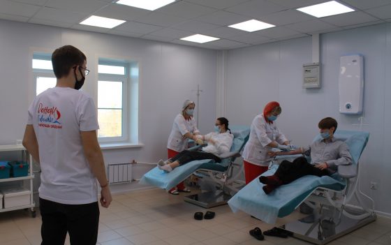 Донорская акция «Доноры Поволжья — помощь рядом» в Службе крови Саратовской области