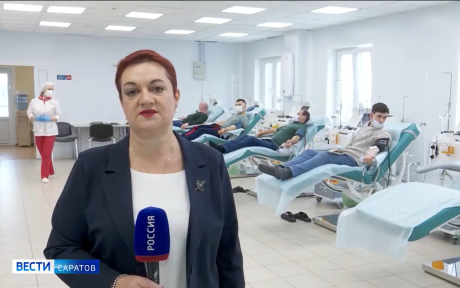 Репортаж о донорской акции «Сдать кровь ближе, чем кажется» — канал ГТРК Саратов