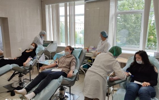 Студенты Энгельсского медицинского колледжа стали участниками донорской акции