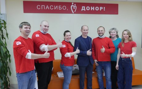 СОТРУДНИКИ СЕТИ АЗС GP VYMPEL ПРИНЯЛИ УЧАСТИЕ В ДОНОРСКОЙ АКЦИИ «ДОНОРОМ КРОВИ СТАТЬ ПРО 100»