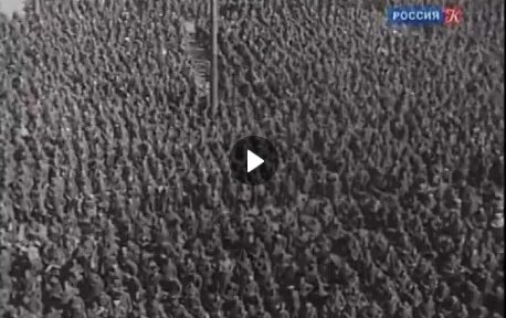Фильм - Конвоирование немецко-фашистских военнопленных через Москву 17 тюля 1944г