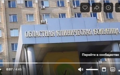 Видеоролик о высадке деревьев на Аллее доноров крови в Саратовской областной больнице
