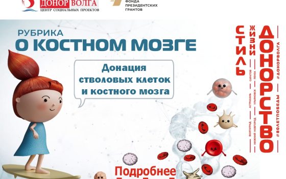 Рубрика о донации стволовых клеток и костного мозга