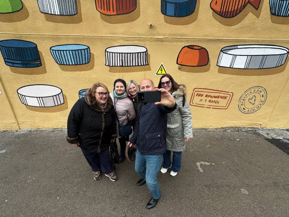 В Саратове появился экологический мурал