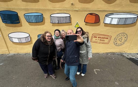 В Саратове появился экологический мурал