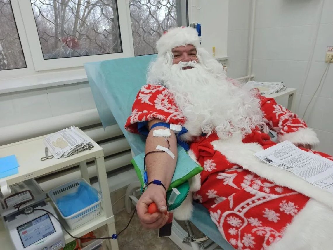 Предновогодняя донорская акция в масштабном марафоне доноров Победы Поволжья