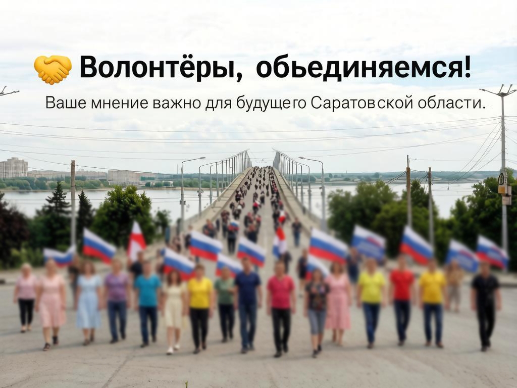 Волонтёры, объединяемся! Ваше мнение важно для будущего Саратовской области